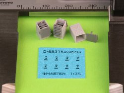 画像2: MASTER[GM-35-071]1/35 WWII アメリカ D68375小型50発入弾倉 大戦初期.50口径(12.7mm)機関銃用 開状態 (6個入)