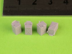 画像3: MASTER[GM-35-072]1/35 WWII アメリカ D68375小型50発入弾倉 大戦初期.50口径(12.7mm)機関銃用 閉状態 (6個入)