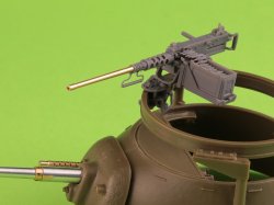 画像10: MASTER[GM-35-073]1/35 WWII アメリカ ブローニングM2HB .50口径(12.7mm)機関銃 w/M49リングマウント(D40721/D40733揺架/D40731固定弾薬箱またはD90078弾薬トレイ)
