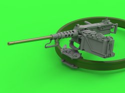 画像13: MASTER[GM-35-073]1/35 WWII アメリカ ブローニングM2HB .50口径(12.7mm)機関銃 w/M49リングマウント(D40721/D40733揺架/D40731固定弾薬箱またはD90078弾薬トレイ)