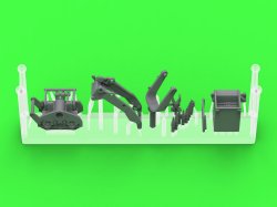 画像16: MASTER[GM-35-073]1/35 WWII アメリカ ブローニングM2HB .50口径(12.7mm)機関銃 w/M49リングマウント(D40721/D40733揺架/D40731固定弾薬箱またはD90078弾薬トレイ)