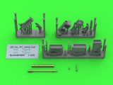MASTER[GM-35-087]1/35 WWII/現用 アメリカ ブローニングM1919A4 .30口径(7.62mm)機関銃 M20対空機銃マウント/D7431揺架付
