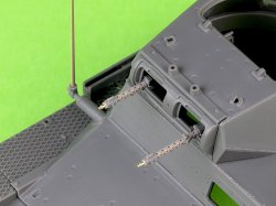 画像2: MASTER[GM-35-099]1/35 WWII ドイツ I号戦車 MG13K機銃銃身&アンテナセット(タミヤ/ドラゴン/ホビーボスなど用)