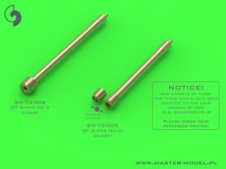 画像2: MASTER[GM-72-006]British QF 6-pdr (57mm) - version Mk.V L/50 (long) + Besa MG tips - for Crusader Mk.III, Churchill Mk.III/IV, Valentine Mk.VIII/IX