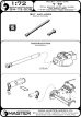 画像4: MASTER[GM-72-008]Polish light tank 7TP - 37mm Bofors wz.36 gun barrel and signal horn (4)