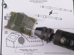 画像4: MASTER[GM-72-009]Polish tankette TKS - Hotchkiss wz.25 with mount (resin and turned parts)