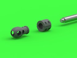 画像5: MASTER[GM-72-031]1/72 WWII イギリス オードナンスQF 17ポンド(76.2mm)砲身 アキリーズ駆逐戦車用