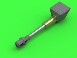 画像7: MASTER[GM-72-040]1/72 WWII ドイツ 10.5cm StuH 42 L/28砲身 マズルブレーキ/マントレット付 突撃榴弾砲42用