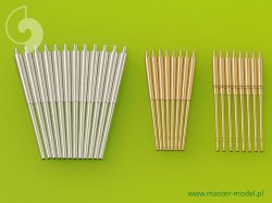 画像1: MASTER[SM-200-007]German battleship Bismarck - secondary and heavy AA armament barrels - 15cm (12pcs), 10,5cm (16pcs)