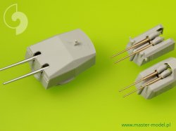 画像2: MASTER[SM-200-007]German battleship Bismarck - secondary and heavy AA armament barrels - 15cm (12pcs), 10,5cm (16pcs)