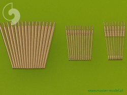 画像1: MASTER[SM-200-008]German battleship Bismarck - anti-aircraft armament barrels - 37mm SKC/30 (16pcs), 20mm C/30 (12pcs), 20mm C/38 (8pcs)