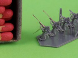 画像6: MASTER[SM-200-010]1/200 WWII 日本海軍 九六式25mm単装機銃 防盾付(8個入)