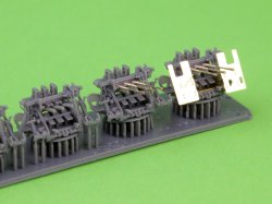 画像2: MASTER[SM-200-014]1/200 WWII 日本海軍 九六式25mm三連装機銃 後期型 LPR照準器(4個入)
