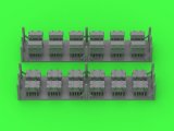 MASTER[SM-200-015]1/200 WWII 日本海軍 九六式25mm機銃用 弾薬箱 2タイプ(12+12個入)