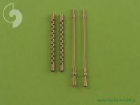 MASTER[SM-35-002]1/35 WWII/現用 アメリカ ブローニングM2 .50口径(12.7mm)航空機関銃 消炎器付き銃身(2本入)