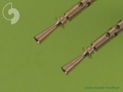画像4: MASTER[SM-35-002]1/35 WWII/現用 アメリカ ブローニングM2 .50口径(12.7mm)航空機関銃 消炎器付き銃身(2本入)