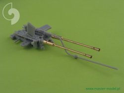 画像4: MASTER[SM-35-003]1/35 WWII ドイツ S-100型シュネルボート魚雷艇用 機関砲身セット(Flak M42 3.7cm機関砲身1本/Flak 38 20mm機関砲身3本入)