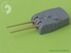 画像2: MASTER[SM-350-032]IJN 20cm/50 (8") 3rd Year Type No. 2 barrels - for turrets without blastbags (10pcs)
