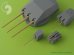 画像2: MASTER[SM-350-057]Scharnhorst armament - for turrets without blastbags - 280mm (9pcs), 150mm (12pcs), 105mm (14pcs) barrels (2)