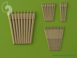 画像1: MASTER[SM-350-058]Scharnhorst armament - for turrets with blastbags - 280mm (9pcs), 150mm (12pcs), 105mm (14pcs) barrels