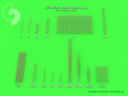 画像1: MASTER[SM-350-077]SMS Viribus Unitis - masts, yards and other turned parts set - fits Combrig model