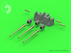 画像4: MASTER[SM-350-079]HMS Belfast armament - 6in (12pcs), 4in (12pcs) barrels - set includes resin correction for 6in gun mounting