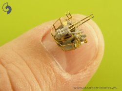 画像5: MASTER[SM-350-091]USN 40 mm/56 Bofors twin mount ver.1 / with Mk-51 director - (resin, PE and turned parts) - (6pcs)
