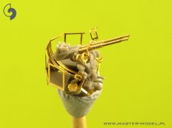 画像6: MASTER[SM-350-091]USN 40 mm/56 Bofors twin mount ver.1 / with Mk-51 director - (resin, PE and turned parts) - (6pcs)