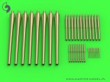 MASTER[SM-350-098]R.N. Zara armament - 203mm (8pcs), 100mm (12pcs), 37mm (8pcs), 13,2mm (8pcs) barrels (for Trumpeter kitset)