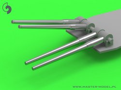 画像4: MASTER[SM-350-101]Dunkerque/Strasbourg armament - 330mm(8pcs), 130mm(16pcs) barrels with resin mounts (for Hobby Boss kit)
