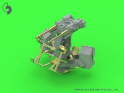 画像2: MASTER[SM-350-103]French Twin Mount 37mm/50 (1.46in) Model 1933 - (resin, PE and turned parts) - (4pcs)