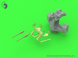 画像4: MASTER[SM-350-103]French Twin Mount 37mm/50 (1.46in) Model 1933 - (resin, PE and turned parts) - (4pcs)
