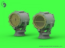 画像7: MASTER[SM-350-115]1/350 WWI ドイツ 軽巡洋艦SMSエムデン 1.1m探照灯(4個入)