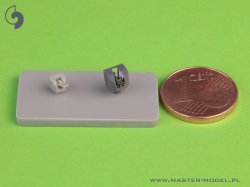 画像9: MASTER[SM-350-118]1/350 WWII フランス 軽巡洋艦マルセイエーズ 兵装セット 152mm砲×9本/90mm砲×8本/13.2mm機銃×8本(トランペッター用)