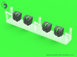 画像10: MASTER[SM-350-118]1/350 WWII フランス 軽巡洋艦マルセイエーズ 兵装セット 152mm砲×9本/90mm砲×8本/13.2mm機銃×8本(トランペッター用)