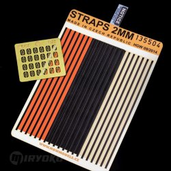 画像3: ミリョク[MIR027]1/35 現用 バックル&ストラップ2mm(ベルトカラーB)