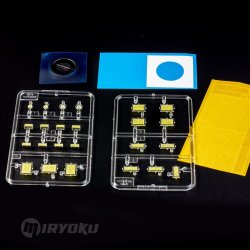 画像3: ミリョク[MIR/C35002]1/35 現用 イスラエル IDF マグナホンAPC(ドッグハウスI)用マスキングシートセット (ホビーボス用)