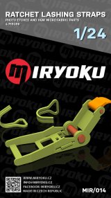 ミリョク[MIR014]1/24 ラチェット式ベルト荷締機(にしめき)