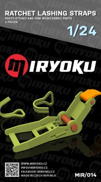 ミリョク[MIR014]1/24 ラチェット式ベルト荷締機(にしめき)