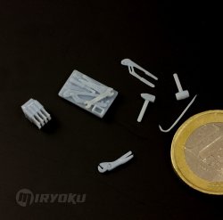 画像5: ミリョク[MIR019]1/35 ツールセット1 現用タイプ