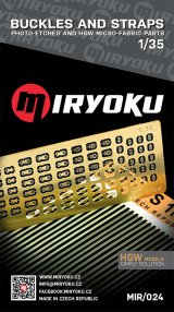ミリョク[MIR024]1/35 サイドリリースバックル&1mm幅ストラップセット