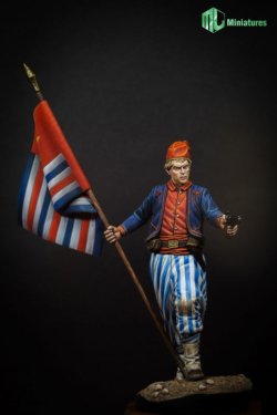 画像2: トリファクトリー[MJ75-002]ルイジアナタイガース(米南北戦争)(75mm)