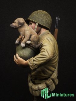 画像8: トリファクトリー[MJ09-013]1/9 WWII米 歩兵"セービング・ザ・ドッグ"