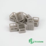 MJ Miniatures[MJEZ35022]1/35 ジオラマアクセサリー 樹脂製ボトルケース(9個)