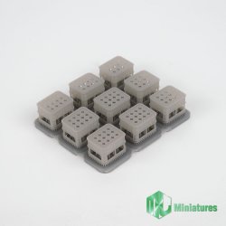画像2: MJ Miniatures[MJEZ35022]1/35 ジオラマアクセサリー 樹脂製ボトルケース(9個)