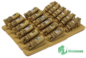 画像1: MJ Miniatures[MJEZ35029]1/35 WWII ドイツ軍 消火器セット（デカール付） (1)