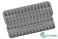 MJ Miniatures[MJEZ35037]1/35 WWII ドイツ軍クランプセット 後期型 使い切りタイプ