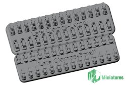 画像1: MJ Miniatures[MJEZ35037]1/35 WWII ドイツ軍クランプセット 後期型 使い切りタイプ