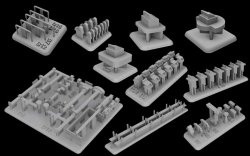 画像2: MJ Miniatures[MJEZ48001]1/48 ドイツパンサー戦車G型用ディテールアップパーツセット(エッチング製グリルカバー付)