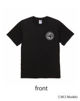 M.S ModelsオリジナルTシャツ　色：ブラック　サイズ：S〜XXL